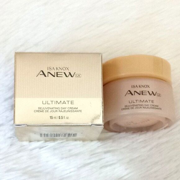 AVON ISA KNOX ANEW ULTIMATE REJUVENATING DAY CREAM Travel Size (0.5 fl oz)~ NEW! - Picture 3 of 5